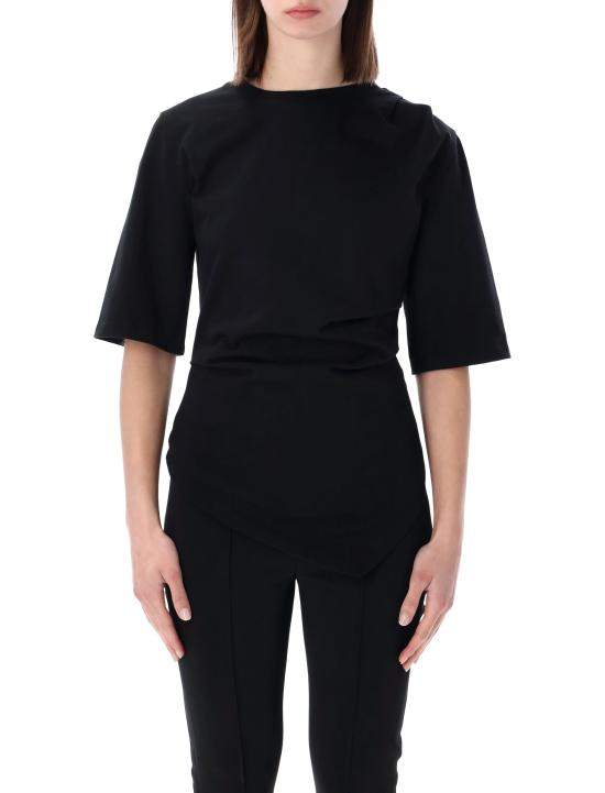 26SS 로에 반팔 티셔츠 41620206 001 Nero