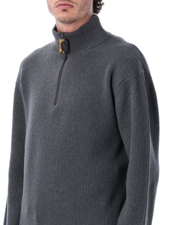 26SS JW앤더슨 스웨터 KW1481YN0455 925 STEEL GREY - JW ANDERSON