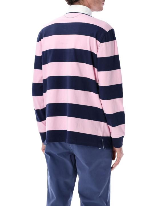 26SS 폴로 랄프로렌 아이코닉 럭비 셔츠 710717116 501 NAVY PINK - POLO RALPH LAUREN