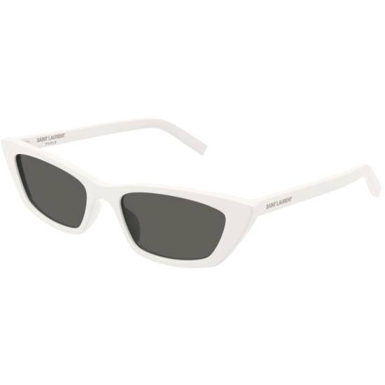 26SS 생로랑 선글라스 SL 277 011 WHITE WHITE GREY - SAINT LAURENT