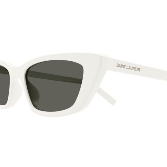 26SS 생로랑 선글라스 SL 277 011 WHITE WHITE GREY - SAINT LAURENT