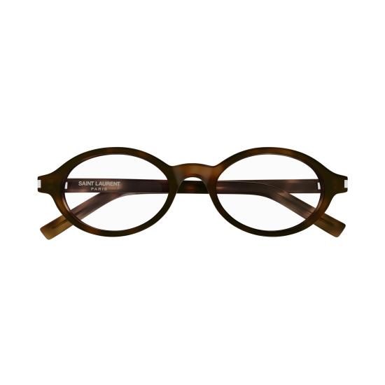 26SS 생로랑 안경 SL 751 JEANNE OPT 003 HAVANA HAVANA TRANSPARENT