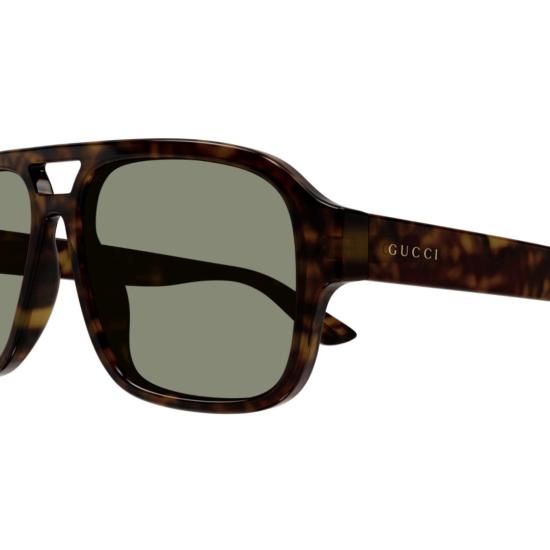 26SS 구찌 선글라스 GG1342S 003 HAVANA HAVANA GREEN - GUCCI
