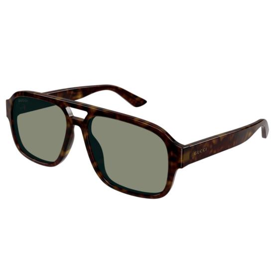 26SS 구찌 선글라스 GG1342S 003 HAVANA HAVANA GREEN - GUCCI