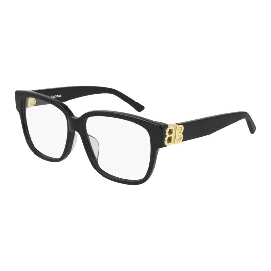 26SS 발렌시아가 안경 BB0104O 001 BLACK GOLD TRANSPARENT