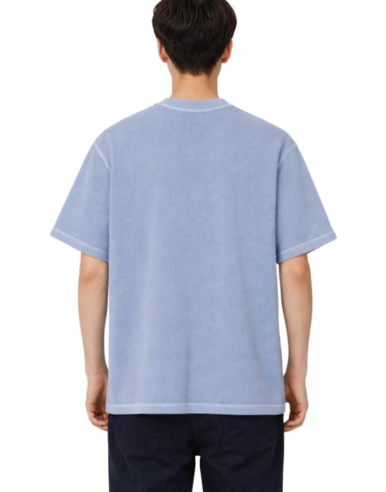 26SS 칼하트 WIP 숏슬리브 넬슨 와플 티셔츠 I036185 3HXGD Clear Blue - CARHARTT WIP