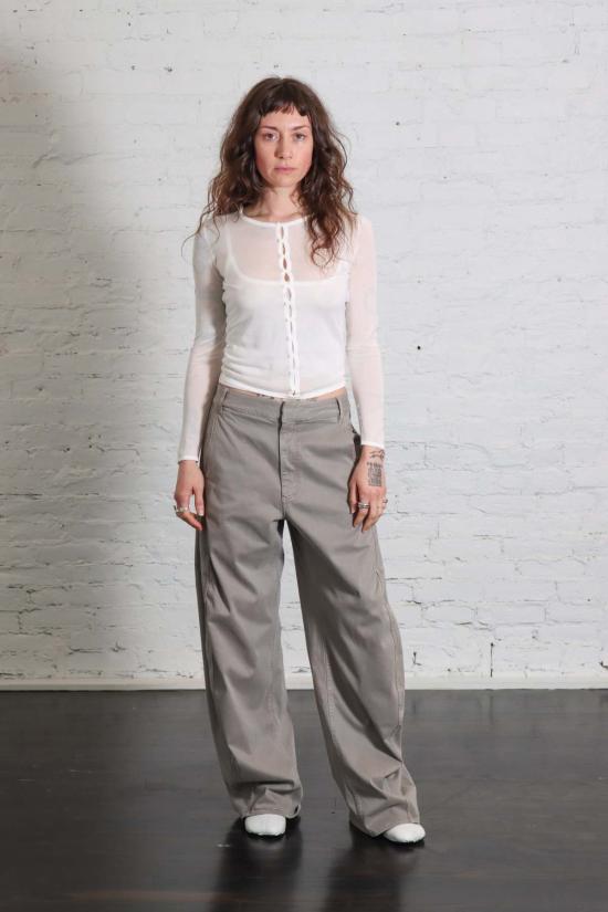  티비 팬츠 리액티브 가먼트 다이드 스트레치 트윌 시드   퓨터