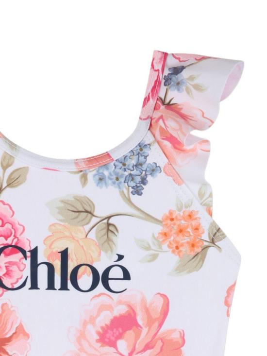 26SS [키즈] 끌로에 원피스 수영복 C20915 S95 Pink - CHLOE