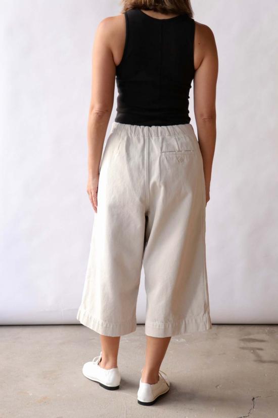  로렌 마누지안 크롭 팬츠 로렌 마누기안 워시드 - LAUREN MANOOGIAN