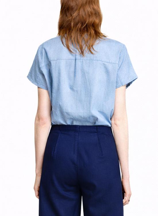  Meg 탑 메그 서머 빅 칼라 셔츠 - OTHER BRANDS