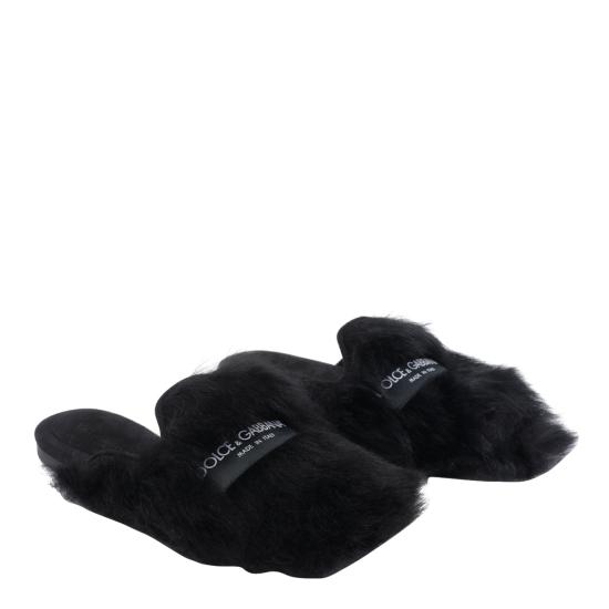26SS 돌체앤가바나 뮬/슬리퍼 CI0224 A9Y9380999 Black - DOLCE & GABBANA