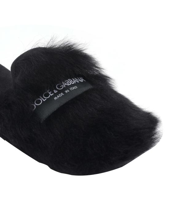 26SS 돌체앤가바나 뮬/슬리퍼 CI0224 A9Y9380999 Black - DOLCE & GABBANA
