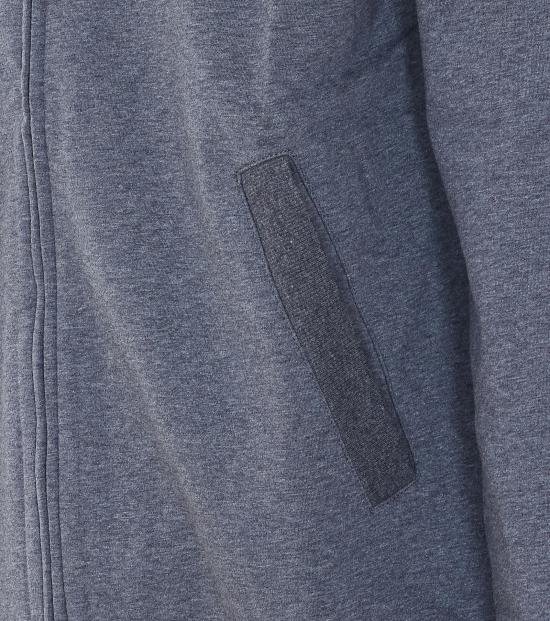 26SS 브루넬로 쿠치넬리 지퍼 디테일 테크노 코튼 플리스 MW8639072G C080 Grey - BRUNELLO CUCINELLI