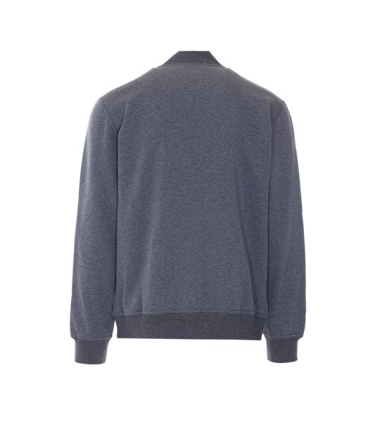 26SS 브루넬로 쿠치넬리 지퍼 디테일 테크노 코튼 플리스 MW8639072G C080 Grey - BRUNELLO CUCINELLI