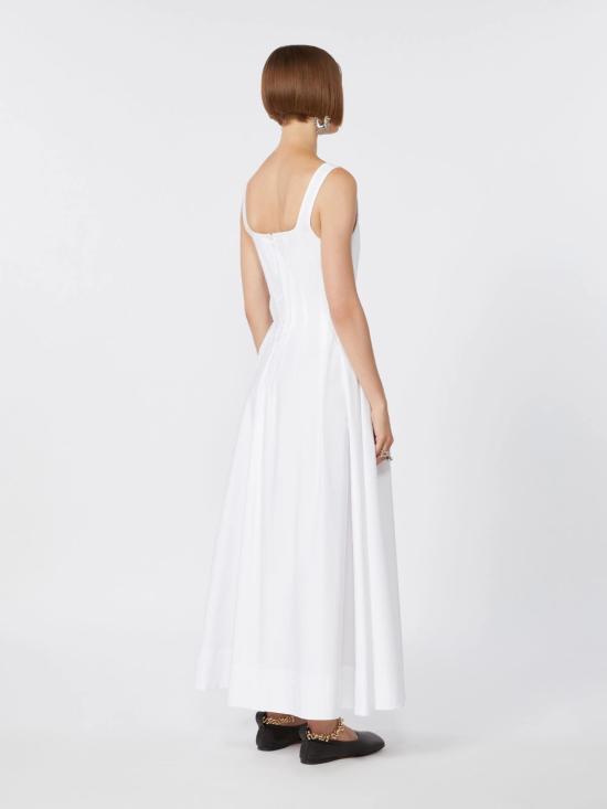 26SS 스포트막스 미디 원피스 2612221092600 001 White - SPORTMAX