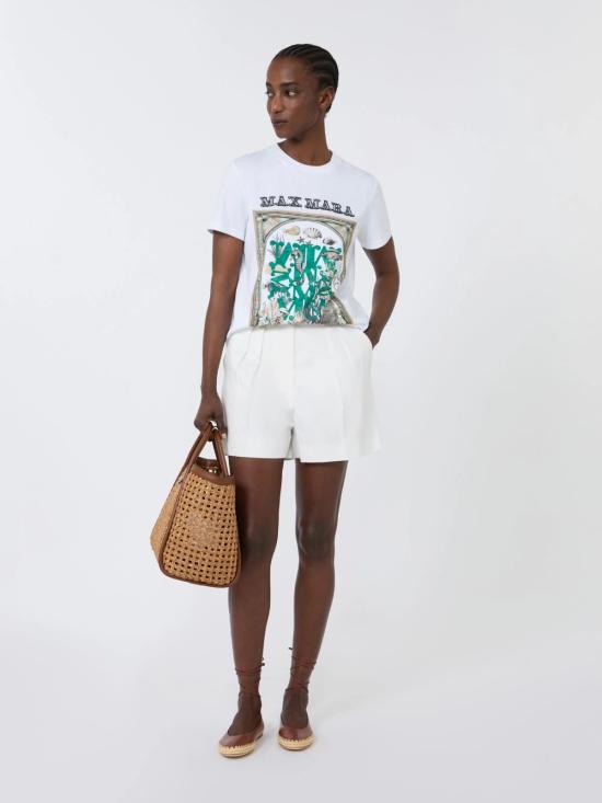 26SS 막스마라 반팔 티셔츠 2611941062600 019 White - MAX MARA