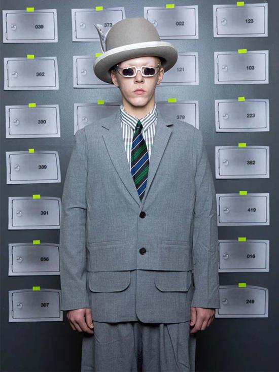  헨릭 빕스코브 수트 자켓 Henrik Vibskov Ants 블레이저 그레이 - HENRIK VIBSKOV