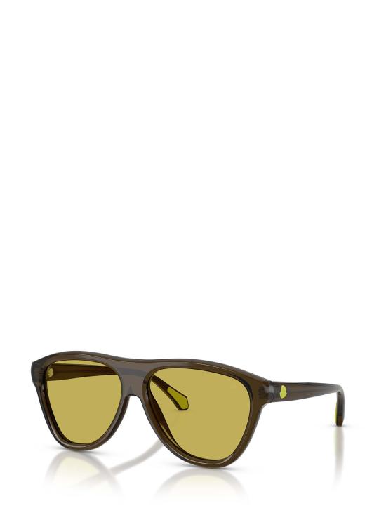 26FW 몽클레어 선글라스 ME6025U 304382 TRANSPARENT DARK GREEN - MONCLER