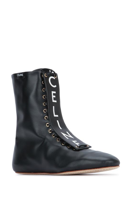 26SS 셀린느 발레 하이 레이스업 부츠 366535272C 38NO Black - CELINE