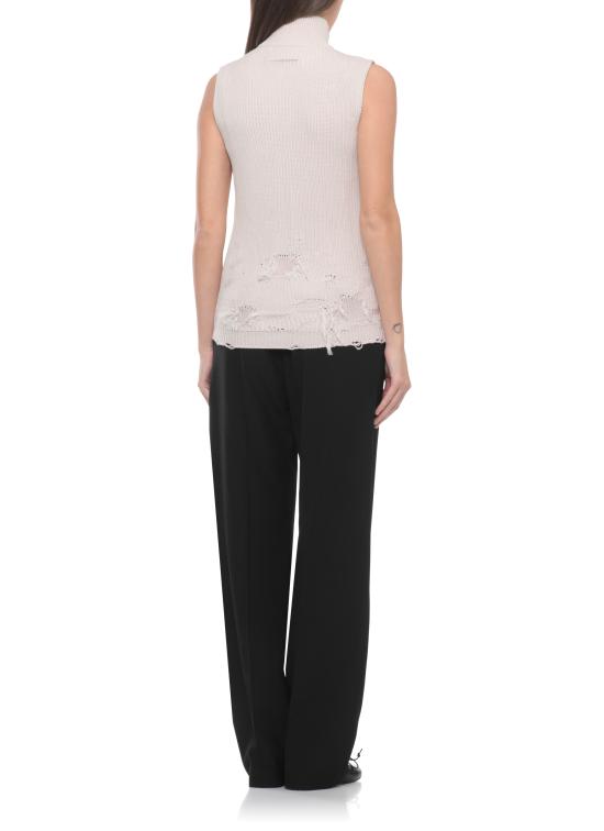 26SS MM6 메종마르지엘라 스웨터 S52FB0101 M13214962 Light grey rose - MM6 MAISON MARGIELA