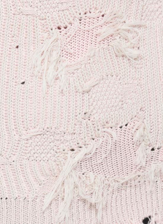 26SS MM6 메종마르지엘라 스웨터 S52FB0101 M13214962 Light grey rose - MM6 MAISON MARGIELA