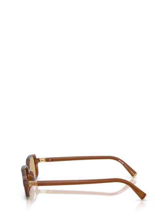 26FW 미우미우 리가드 선글라스 MU 11ZS 22I10R OPALIINE AMBER - MIU MIU