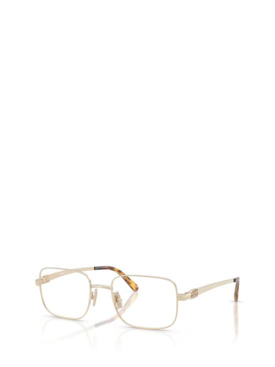 26FW 미우미우 안경 MU 51ZV ZVN1O1 PALE GOLD - MIU MIU