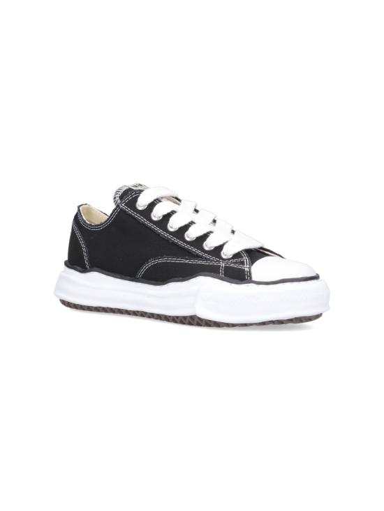 26SS 메종 미하라 야스히로 피터슨 OG 솔 캔버스 로우 A01FW702 BLACK - MAISON MIHARA YASUHIRO