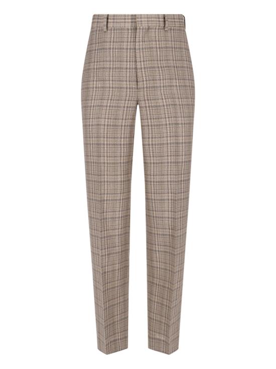 26SS 오라리 스트레이트 팬츠 A26SP02SN DARK BROWN CHECK Brown