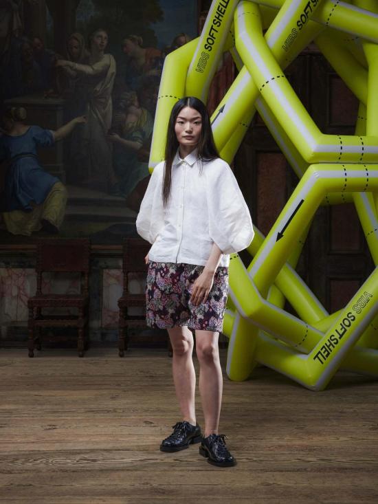  헨릭 빕스코브 탑 Henrik Vibskov 케이스 셔츠 화이트 - HENRIK VIBSKOV