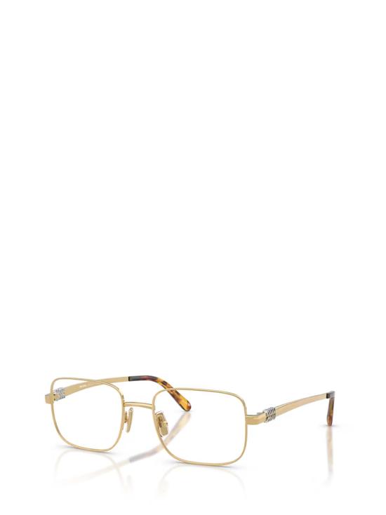 26FW 미우미우 안경 MU 51ZV 5AK1O1 GOLD - MIU MIU