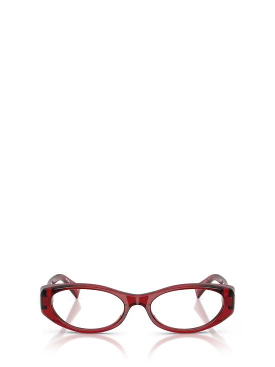 26FW 미우미우 안경 MU 03ZV 25M1O1 TRASPARENT RED