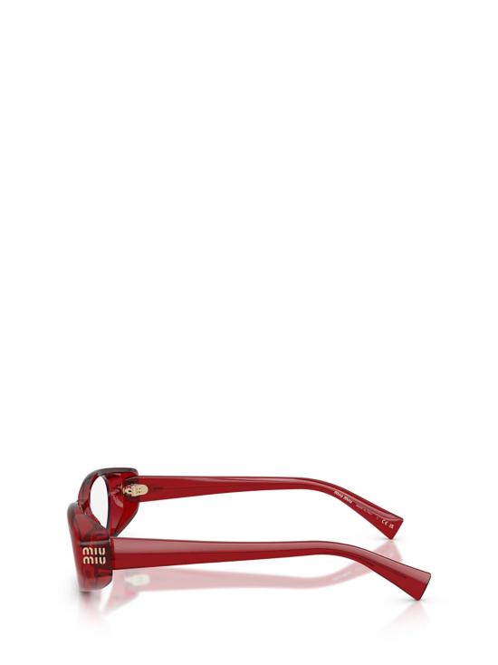 26FW 미우미우 안경 MU 03ZV 25M1O1 TRASPARENT RED - MIU MIU