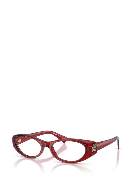26FW 미우미우 안경 MU 03ZV 25M1O1 TRASPARENT RED - MIU MIU
