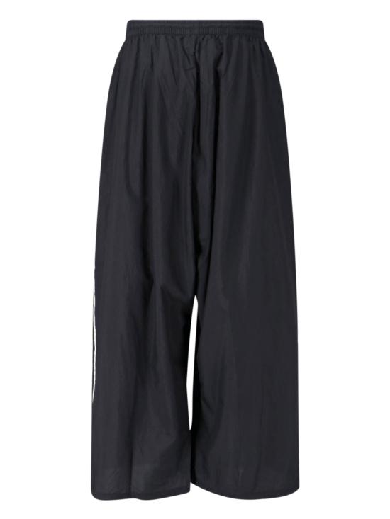 26SS 와이쓰리 로우 엣지 3 스트라이프 와이드 팬츠 KF1192 BLACK Black - Y-3