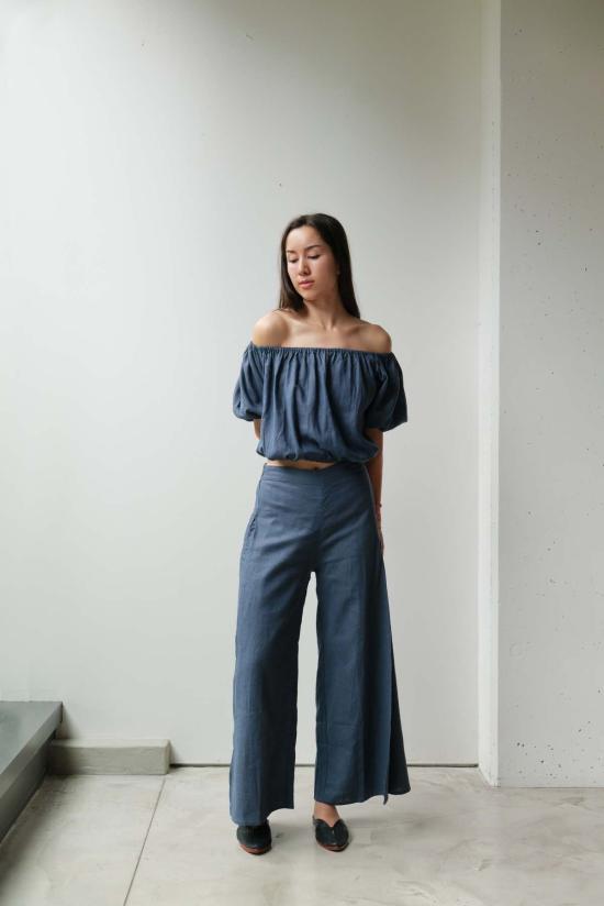  at Dawn. 스트레이트 팬츠 새벽에. 슬릿 와이드 팬츠 - OTHER BRANDS