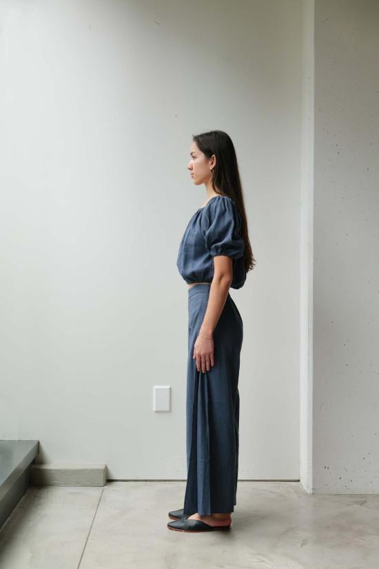  at Dawn. 스트레이트 팬츠 새벽에. 슬릿 와이드 팬츠 - OTHER BRANDS