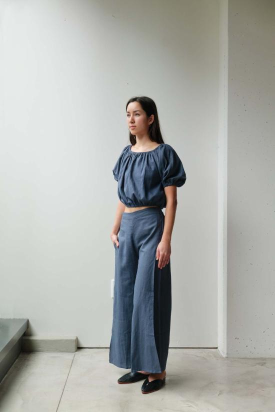  at Dawn. 스트레이트 팬츠 새벽에. 슬릿 와이드 팬츠 - OTHER BRANDS