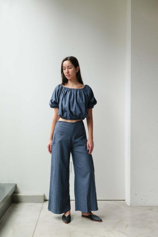  at Dawn. 스트레이트 팬츠 새벽에. 슬릿 와이드 팬츠 - OTHER BRANDS