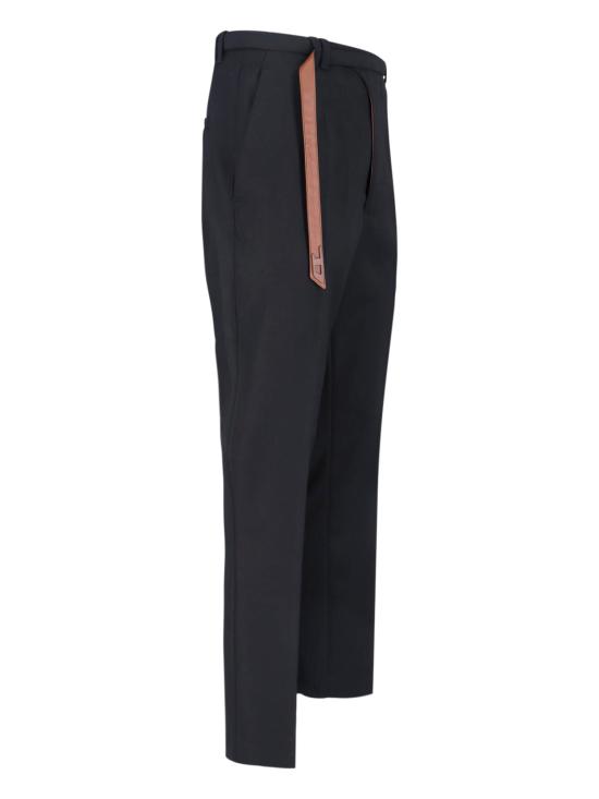 26SS 디젤 P-NEDAR 바이커 벨트 스트랩 테일러드 팬츠 A22877 0WICS 9XXA Black - DIESEL