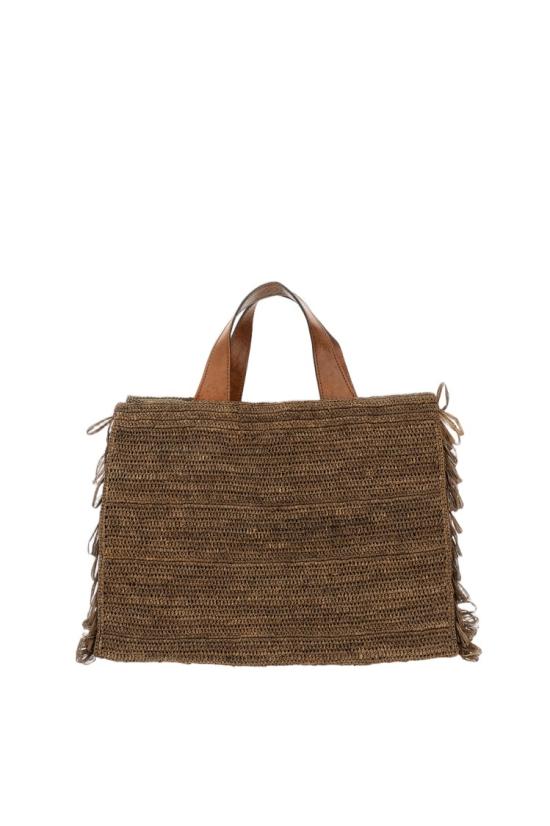 26SS 이벨리브 토트백 ONJADARKTEA Brown - IBELIV