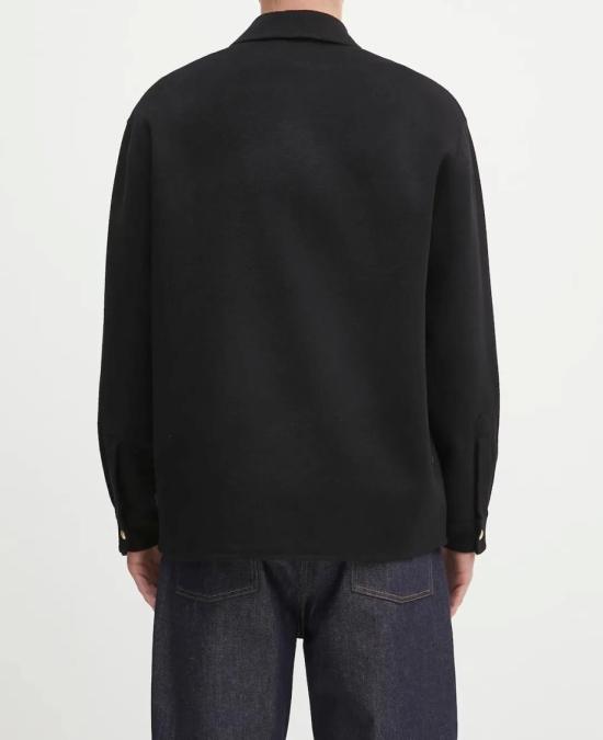 25FW 드롤드무슈 긴팔 셔츠 HJT254WO031 Black - DROLE DE MONSIEUR