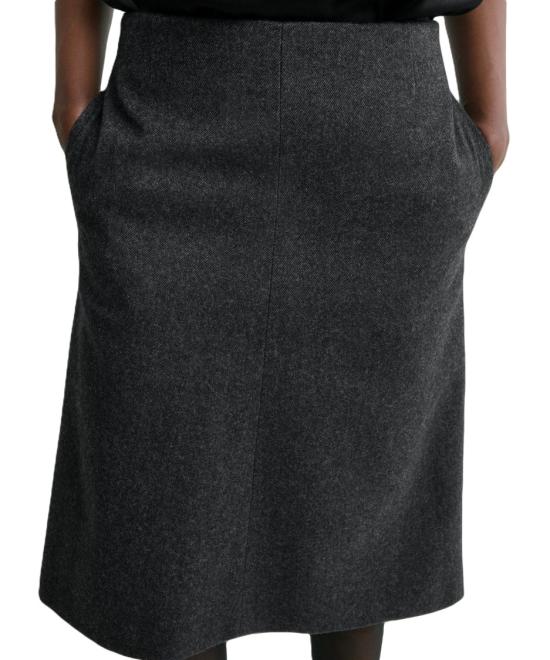 26SS 토템 스커트 261WRB0379FB0562 Black - TOTEME