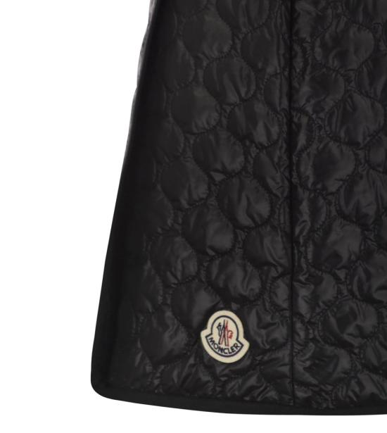 25FW 몽클레어 스퀘어 퀼티드 미니 랩 스커트 2D00036597YG999 Black - MONCLER