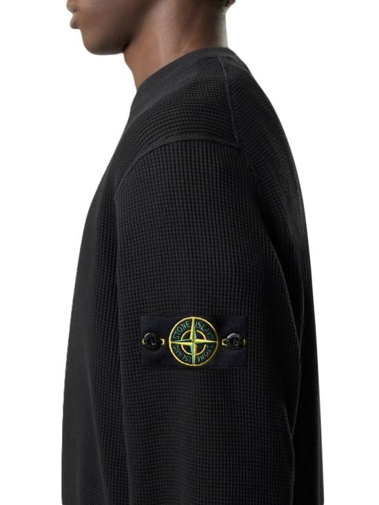 26SS 스톤 아일랜드 탑 L1S156100056S0044 Black - STONE ISLAND