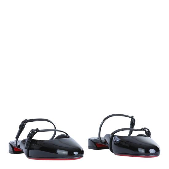 26SS 크리스챤 루부탱 뮬/슬리퍼 1260579B439 Black - CHRISTIAN LOUBOUTIN