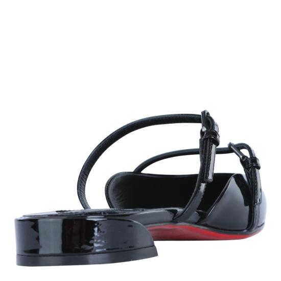 26SS 크리스챤 루부탱 뮬/슬리퍼 1260579B439 Black - CHRISTIAN LOUBOUTIN