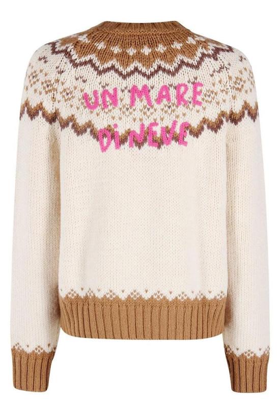 25FW 세인트바쓰 니트웨어 KYLANORDIC00434I White - MC2 SAINT BARTH