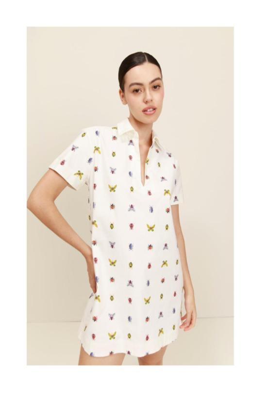  Project Adamo 숏 원피스 프로젝트 아다모 와스프 드레스 아이보리 - OTHER BRANDS