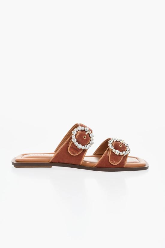  아마토 다니엘레 샌들 W243VELLUTO VITELLO ARANCIO Orange - AMATO DANIELE